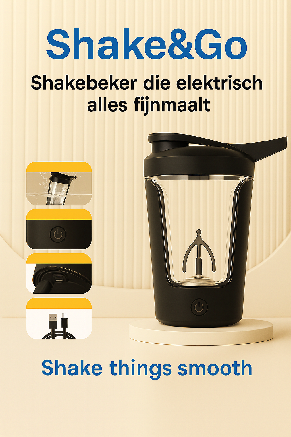 Shake&Go™ – Elektrische Shakebeker